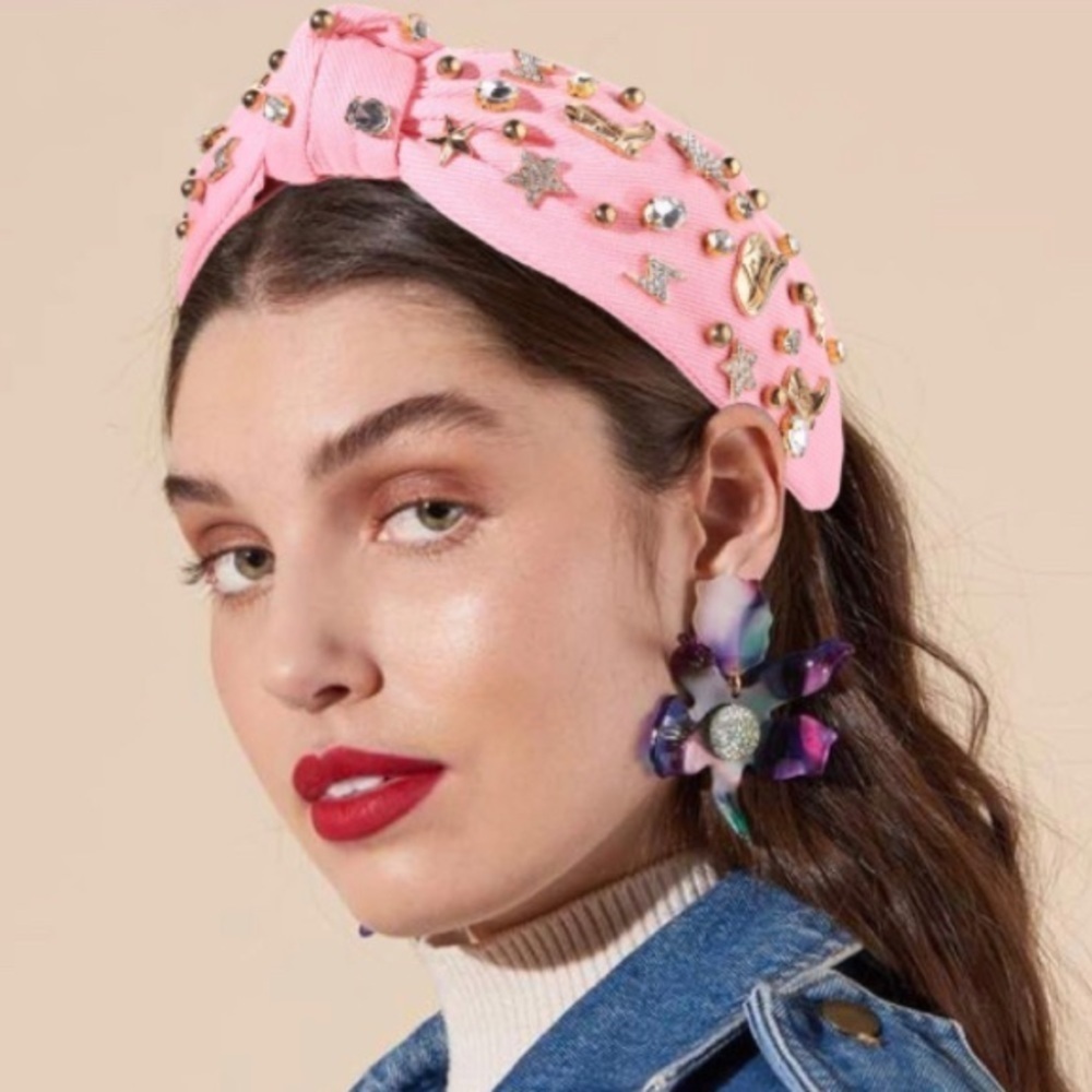 Gorgeous Cowgirl Knotted Rhinestone Headband - Picture 2 of 7
